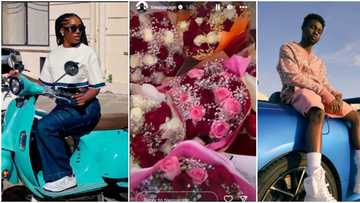 “Last last Tiwa go reach everybody”: Fans react as Omah Lay sends singer loads of flower bouquet, video trends