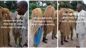 "This thing will lead you to hell": Evangelist preaches gospel to masquerades and converts them to Christ