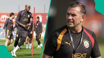 Galatasaray coach sends message to Osimhen and his teammates ahead of Lille clash