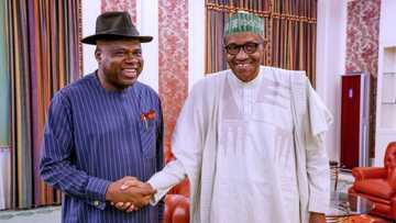 Abinda sabon gwamnan Bayelsa ya fada a kan Buhari bayan ganawarsu ta farko a Villa