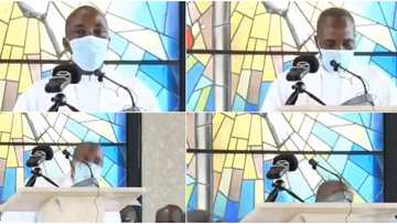 Yana tsakiyar gudanar da bauta a coci: Wani fasto ya yanke jiki ya mutu (bidiyo)