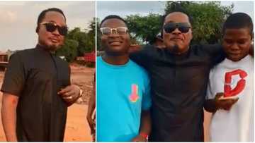 Actor Jerry Amilo celebrates 2 young men who returned his missing phones without wanting monetary reward
