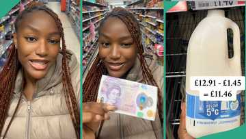 UK-based lady spends £20 after going to shop at ASDA supermarket, shows things she bought