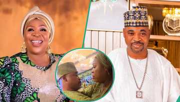 Fausat Balogun shares adorable video from emotional reunion with MC Oluomo, fans react