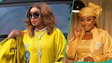 Ini Edo finally shows daughter's face in adorable video, fans react: “She doesn't look like her”