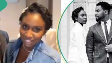 “Stay away from my man”: Kunle Remi’s wife sends warning message to Nigerian ladies, video trends