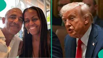 Trump ya jawo magana bayan wallafa Obama da Matarsa a siffar birrai