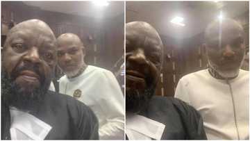 Just in: Guilty or not? Nnamdi Kanu reacts to 7-count charge of terrorism as IPOB leader appears in court