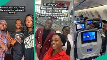 Nigerian siblings document their journey to USA, interesting video goes viral on TikTok