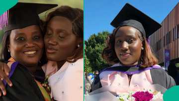 Gospel singer Senwele Jesu gets emotional as daughter graduates from UK university