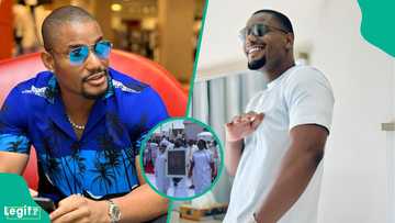 Videos from Alexx Ekubo's burial spark emotions online: "My heart is beating really fast"