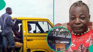 "Charly Boy wa o": Danfo conductor calls Baddo bus stop by old name, man questions him in video