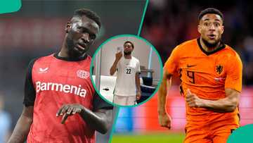 Nigerians slam Boniface for gifting Super Eagles jersey to Netherlands striker