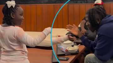 Stonebwoy and his daughter Jidula display their secret handshake in viral video