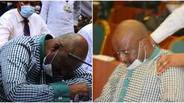 Shugaban NDDC da ya fadi sumamme a Majalisa ya yi jawabin farko da farfadowa