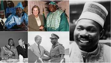 Throwback: 5 old pictures of ex-president Obasanjo showing he's Nigeria's good ambassador