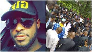 Heartbreaking photos, video from the burial ceremony of Kolade Johnson