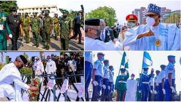 Touching moments from Armed Forces Remembrance Day across Nigeria (photos, video)