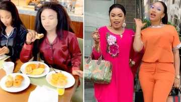Bobrisky and Tonto Dikeh are having the time of their life (photo, video)