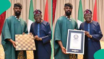 Chess master Tunde Onakoya meets President Tinubu, presents his Guinness World Records certificate
