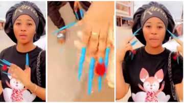 "How will she eat?" Lady rocking extralong nails leave internet users concerned