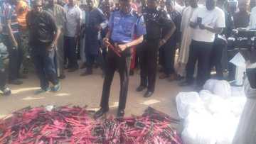 An kama muggan makamai da mota cike da kwayoyi a Kano, hotuna