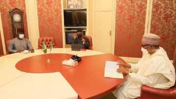 Hoton El-Rufai gurfane guiwa bibbiyu gaban Buhari a Aso Rock ya janyo cece-kuce