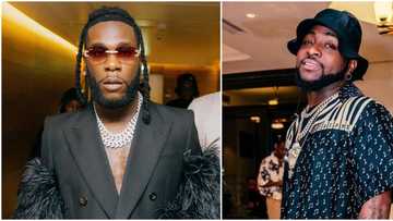 You dey stalk am? Reactions as Burna Boy writes about lies hours after Davido said he made N13 billion in 2021
