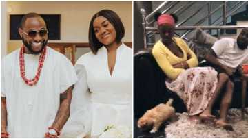 "Chai Chef Chi don reduce": Rare video of Davido and wife Chioma chilling at home sparks reactions