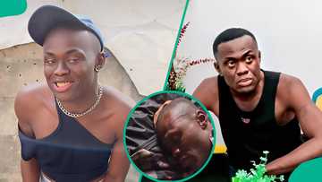 Crossdresser Emeka taken to Yabaleft after being beaten, video elicits concern: "This is serious"
