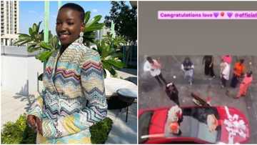 Where are they buying BBNaija form please? Mixed reactions as fans gift Saskay Benz ride on her 22nd birthday
