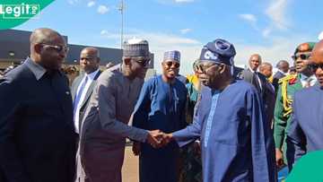 Breaking: Tinubu arrives in Rwanda shortly after travelling to Kenya