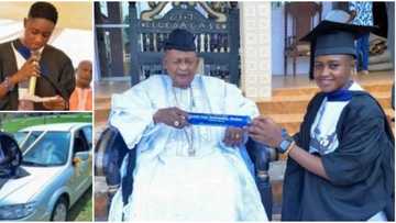 Alaafin of Oyo gifts daughter new car for graduating with a first-class, photo of the vehicle causes stir