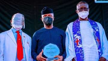 Pentecostal Fellowship of Nigeria confers 'Defender of Faith' award on VP Osinbajo