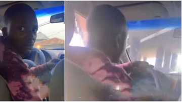I'm not your driver: Young man verbally fights mum for sitting at the back while he drives, video goes viral