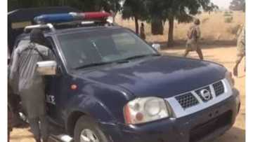 Cikin Hotuna: Yan ta'addan Boko Haram sun kwace motocin yan sanda a Borno