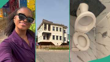 Lady tours upside down house built by Landmark Lagos, shares video of fascinating interior