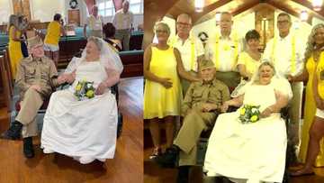 Couple who married in 1946 recreate their wedding ceremony on 75th anniversary, wife praises husband