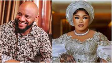 “Our third wife”: Drama as Bobrisky gushes over video of Yul Edochie speaking with his baritone voice