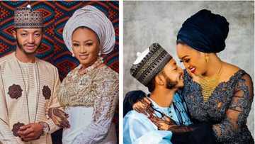 Hotunan auren ɗan gwamnan Jihar Jigawa da zuƙeƙiyar budurwarsa da suka hadu a Snapchat