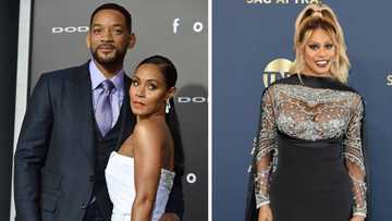 Laverne Cox puts Will & Jada Pinkett Smith in awkward situation, asks about entanglements in red carpet video