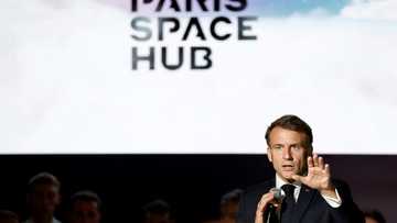 Macron says Europe must become 'space power' again