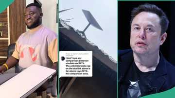 Man uses N550,000 to buy Elon Musk's Starlink internet system, compares speed with that of MTN