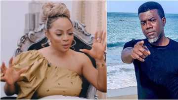 Ole ni everybody: Toke Makinwa drags Reno Omokri over baby mama story