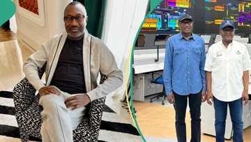 "Congratulations, bestie": Femi Otedola hails billionaire Dangote as his refinery starts production