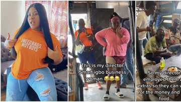 "Nkechi Blessing for don show herself”: Nollywood director turns ‘agberos’ into actors, gives them free food