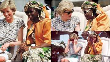 Photos of Maryam Babangida with Princess Diana in Lagos state in 1989