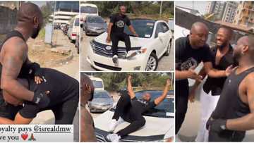 I am now a car owner o: Davido’s PA Isreal shouts in excitement as singer rewards him with Venza for being loyal