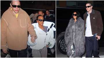 Things get serious as Kim Kardashian meets boyfriend Pete Davidson's grandparents in New York