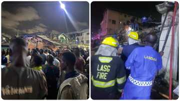 Many trapped, 4 recovered dead as 3-storey building collapses in Lagos